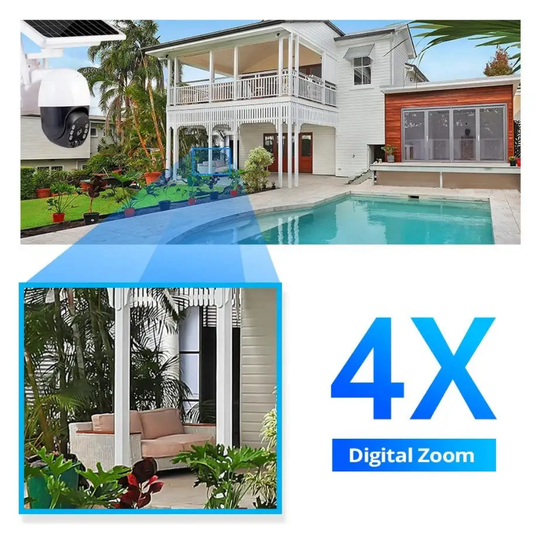 camera solaire starmax Icsee 3mp 4G