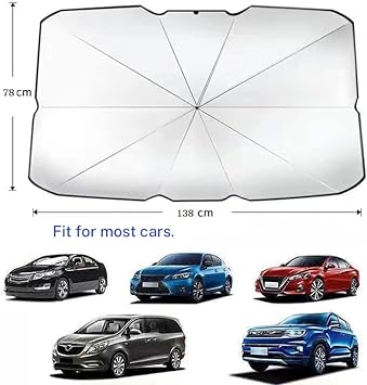 Parapluie Pare-Soleil Pliable pour Pare-Brise de Voiture