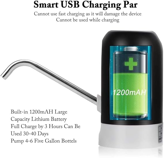 Distributeur D'eau Électrique Universel - USB - Rechargeable