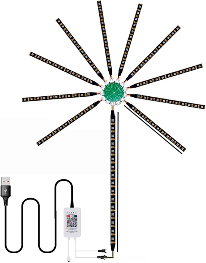 Ruban LED en forme de feu d’artifice