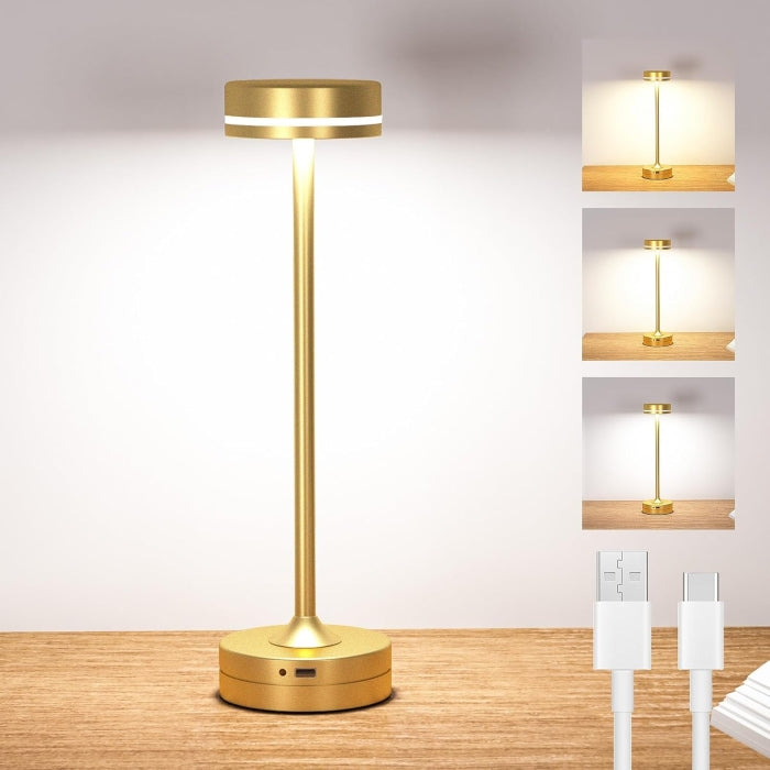 Lampe de Table LED sans Fil Rechargeable Avec Tactile