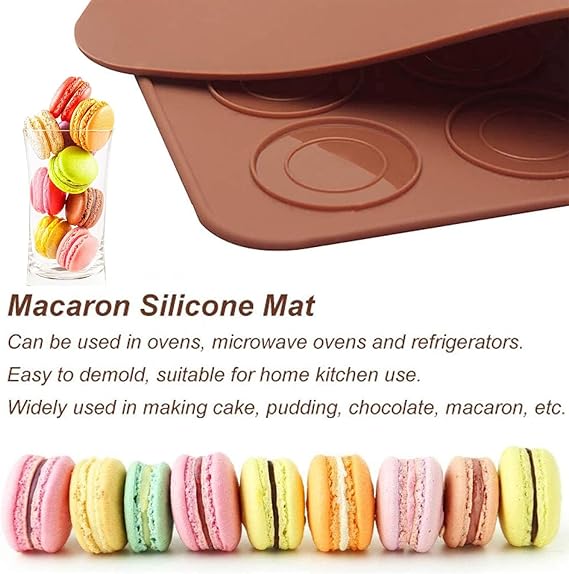 Tapis de Cuisson Macaron en Silicone