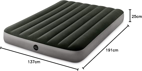 Intex - 64108 - Matelas Gonflable Classic Downy - 2 Pers 137x 191 x 25 cm