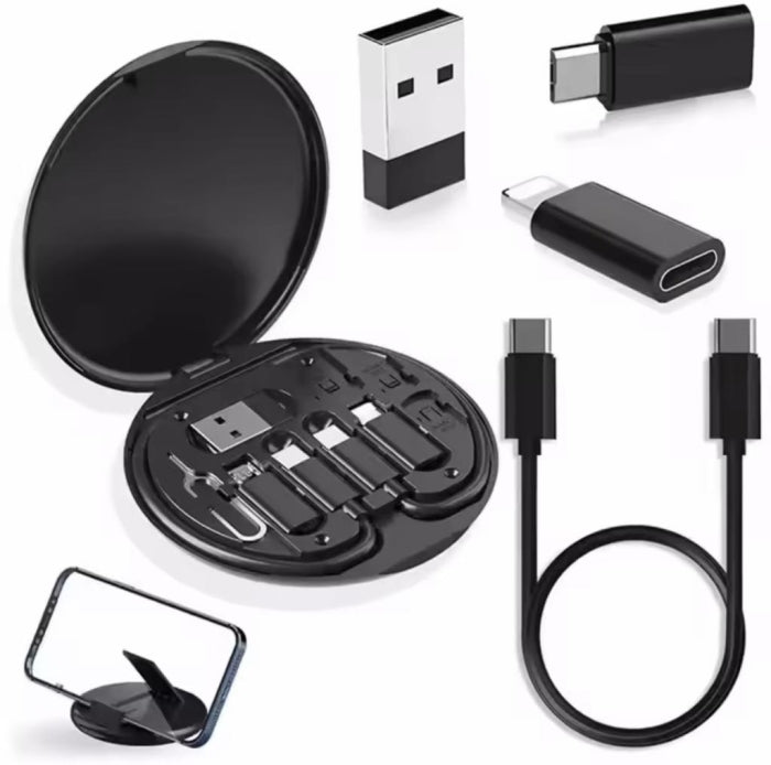 Adaptateur De Câble Multi Charge Avec Support De Téléphone