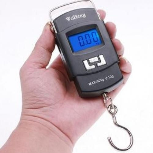 Balance Électronique De Bagages Et Voyage Rétro-Éclairage Et Crochet 50kg