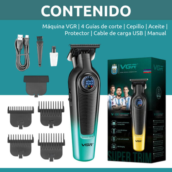 Tondeuse VGR V-996 Professionnel rechargeable sans fil