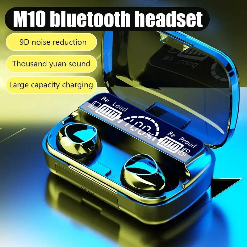 ÉCOUTEURS SANS FIL M10 BLUETOOTH - NOIR