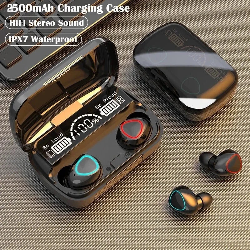 ÉCOUTEURS SANS FIL M10 BLUETOOTH - NOIR