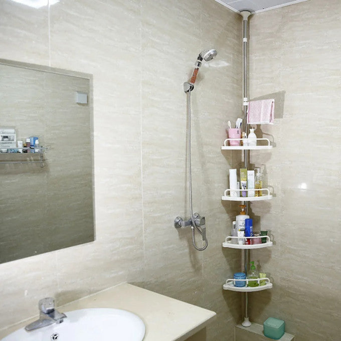 Etagère d'angle de salle de bain polyvalente