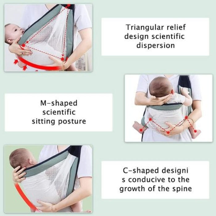 Porte Bébé Respirant Confortable Pour Bébé Facile à Transporter