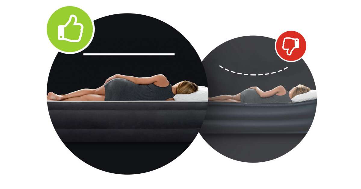 Intex - 64142 - Matelas Gonflable Classic Downy - 2 Pers 137x 191 x 25 cm