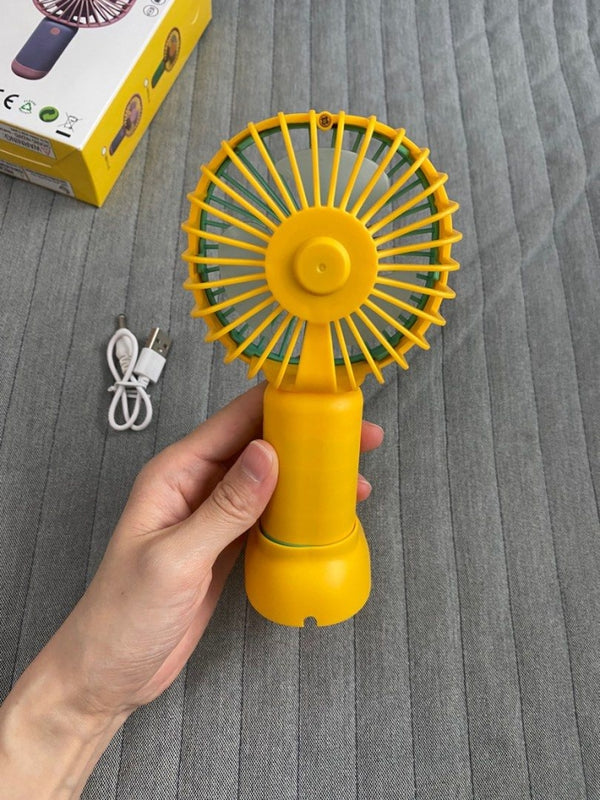 Ventilateur Portable Rechargeable Avec Support Téléphone