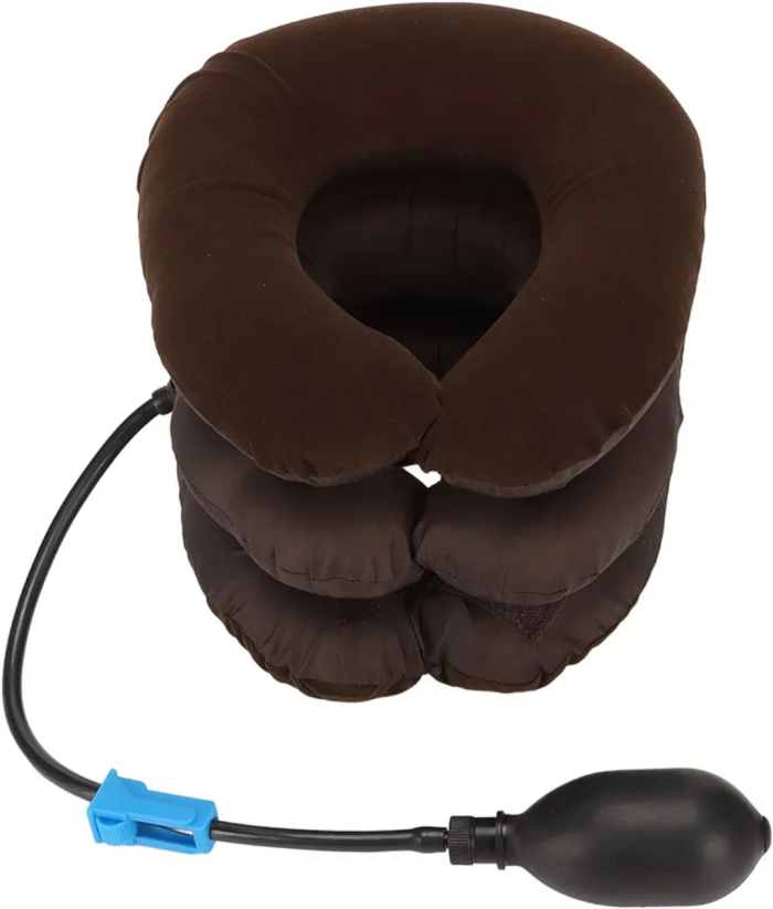 Coussin Cervical Gonflable À 3 Niveaux