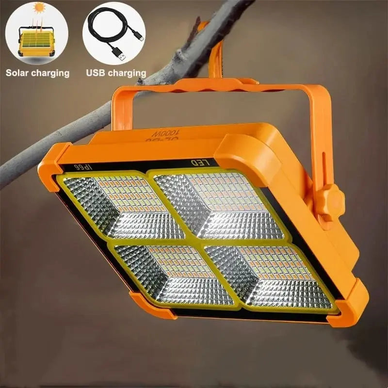 Projecteur solaire portable