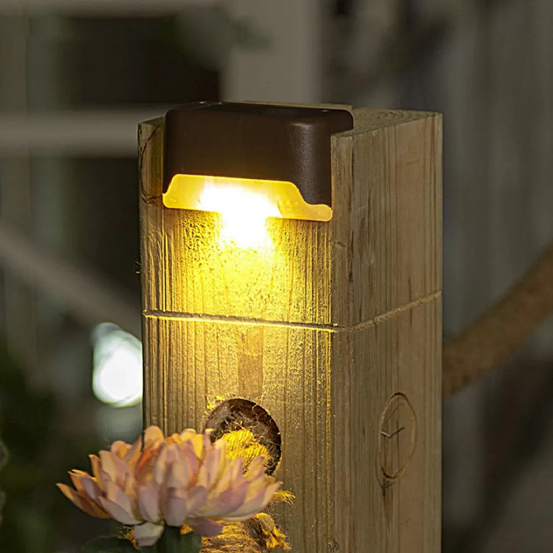 Pack de 4 Lampe LED escalier Solaire