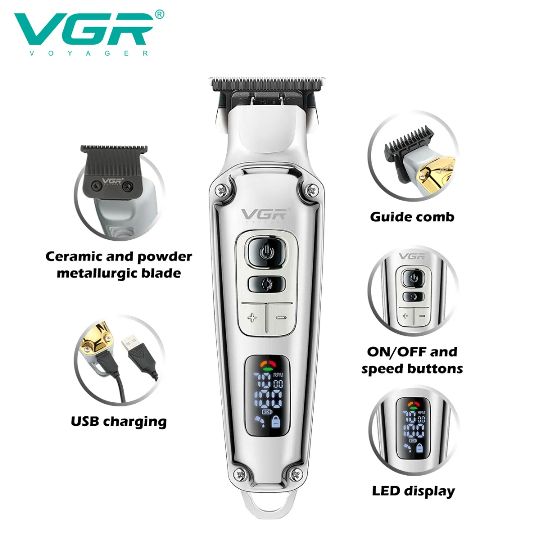 Tondeuse VGR V-931 Professionnel rechargeable sans fil