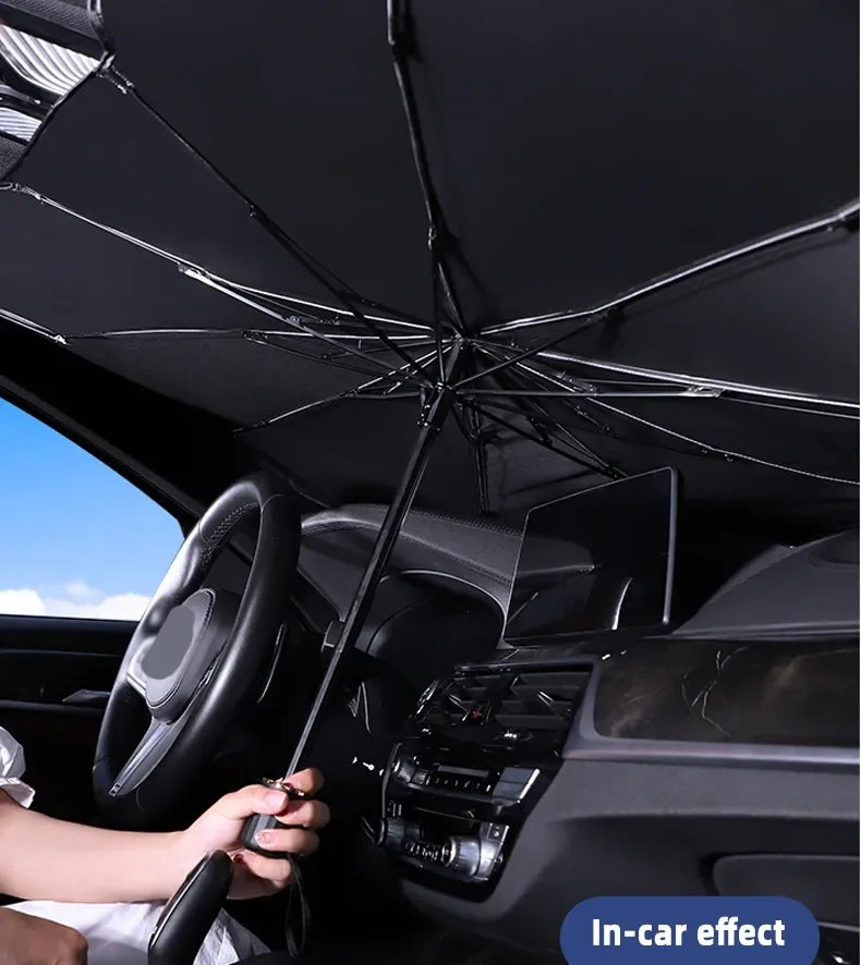 Parapluie Pare-Soleil Pliable pour Pare-Brise de Voiture