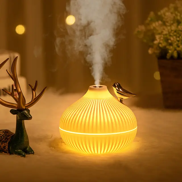 Aroma Diffuseur Électrique D'Huiles Essentielles Motif Oiseau 300 Ml