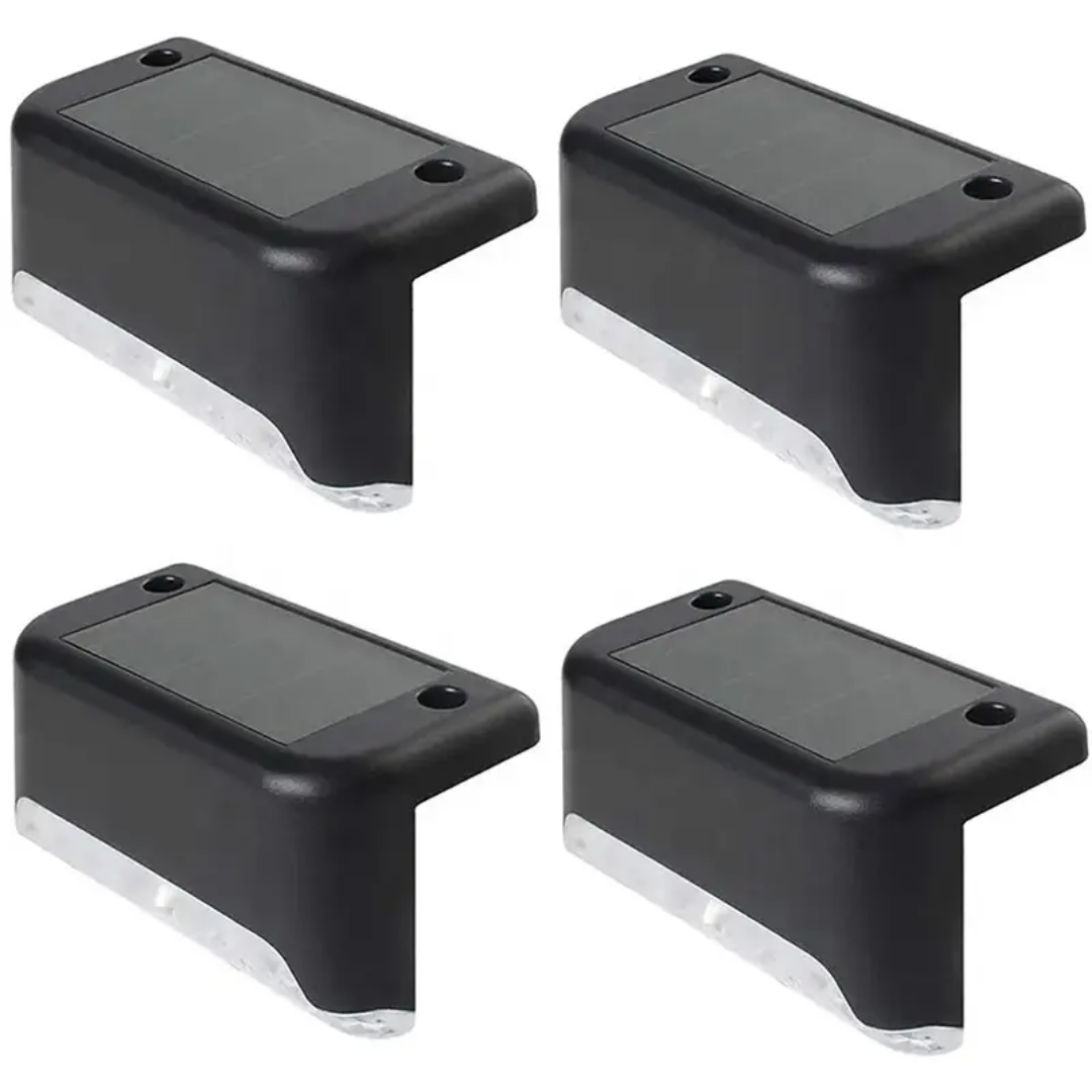 Pack de 4 Lampe LED escalier Solaire