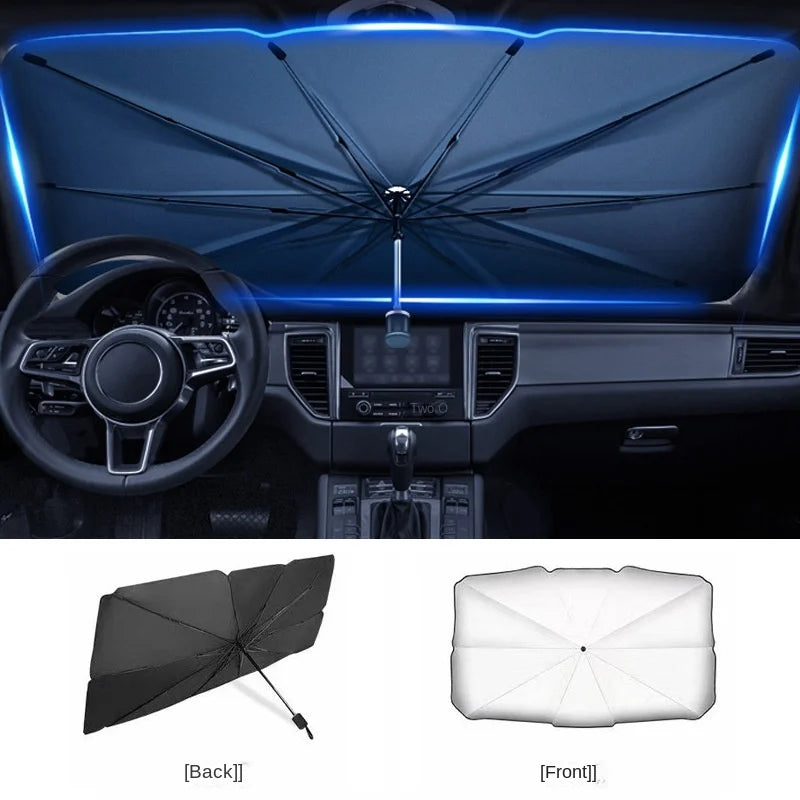 Parapluie Pare-Soleil Pliable pour Pare-Brise de Voiture