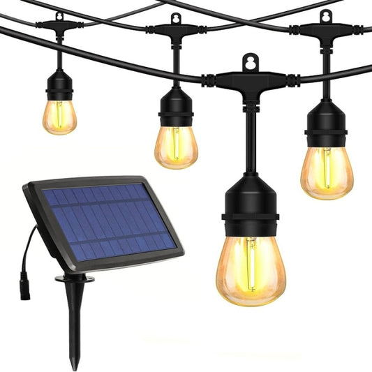 Guirlande Solaire Extérieure Étanche 10m – 10 Ampoules LED