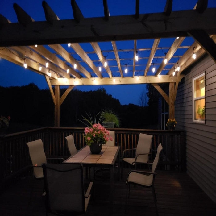 Guirlande Solaire Extérieure Étanche 10m – 10 Ampoules LED
