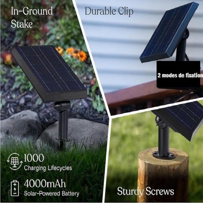 Guirlande Solaire Extérieure Étanche 10m – 10 Ampoules LED