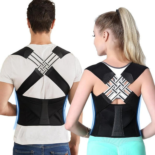 Correcteur de Posture de Renfort Dorsal, Stabilisateur de Posture de Correction de Posture d'épaule Lombaire