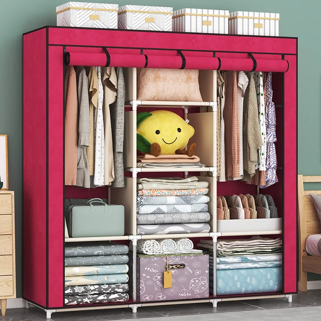 Armoire de rangement en tissu pliable modèle