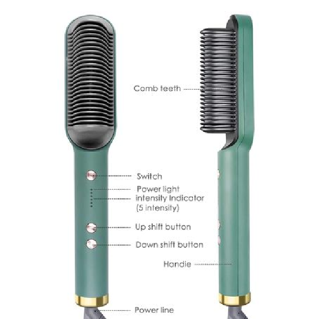 Brosse Lissante Chauffante En Céramique Température 110℃ 220℃