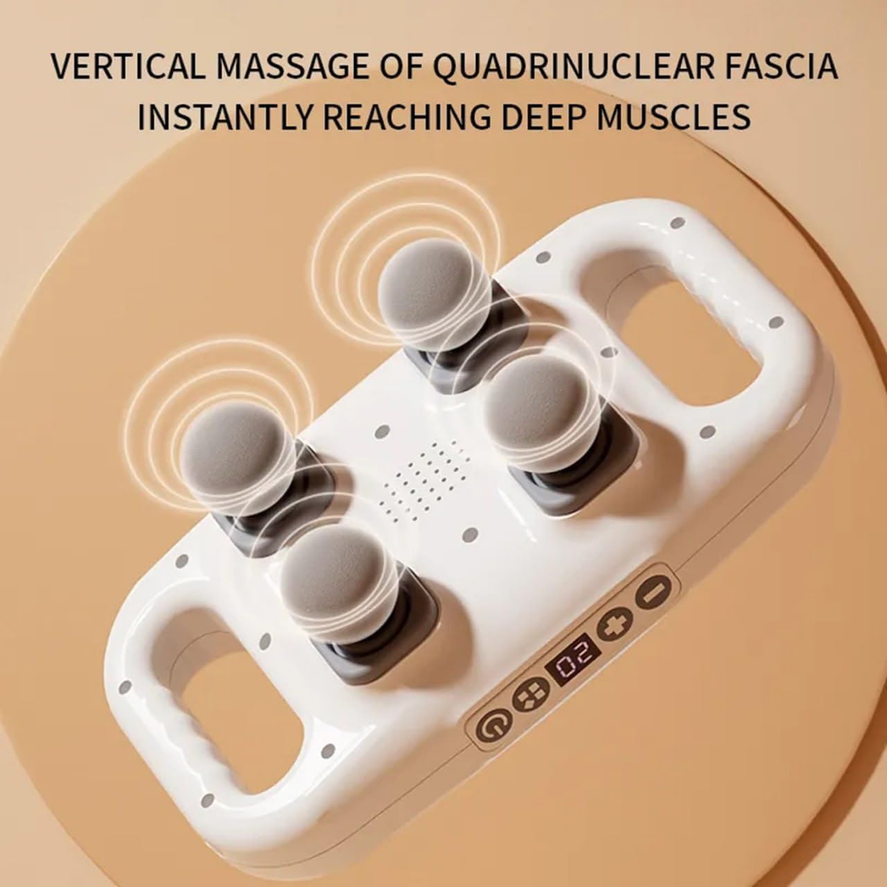 Pistolet de massage à 4 têtes