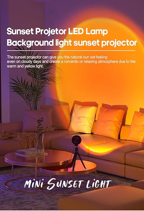 Astronaut Sunset Projection Lamp360°