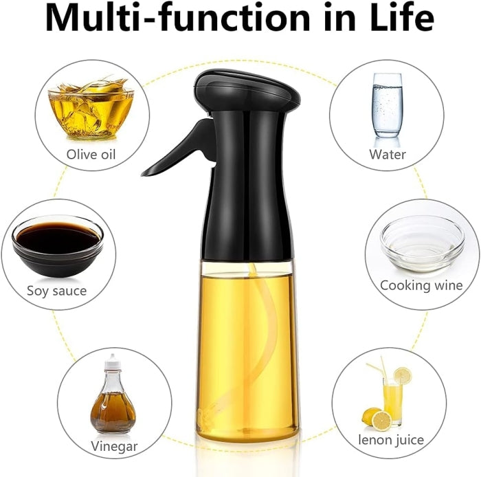 Vaporisateur Huile et Vinaigre 210 ML Spray en Verre