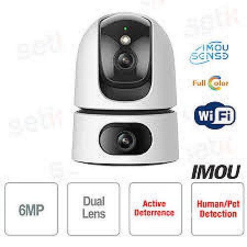 CAMERA IMOU RANGER 6MP DOUBLE OBJECTIF WIFI COULEUR