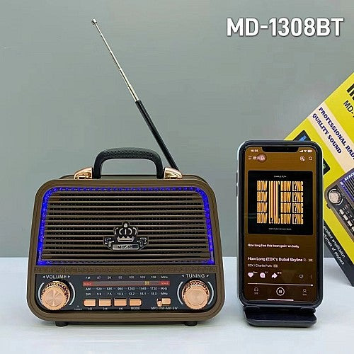 Radio Speaker vintage Bluetooth