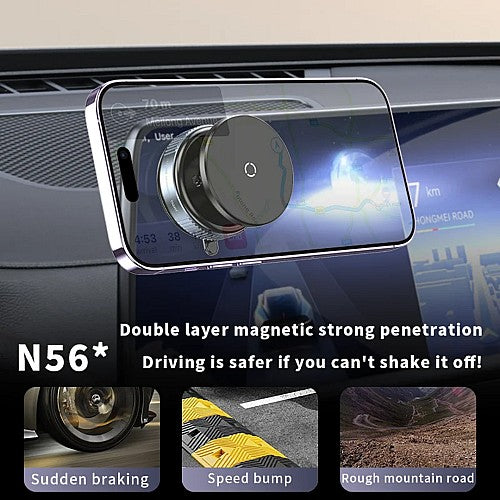 Support de téléphone pour voiture K009 avec ventouse mécanique