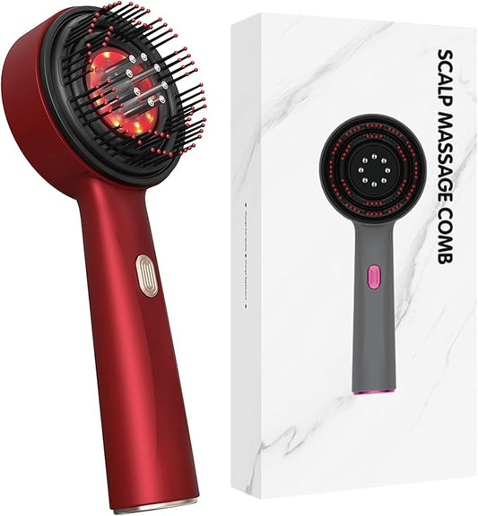 Brosse de massage électrique pour cuir chevelu - Pour le massage et le soin du cuir chevelu - 3 niveaux réglables