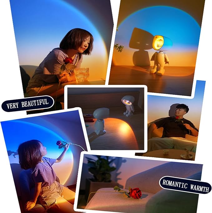 Astronaut Sunset Projection Lamp360°