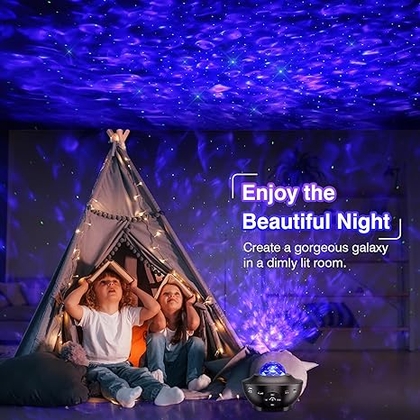 Projecteur  Galaxie Plafond, Avec Minuterie Et Haut-Parleur Bluetooth À Distance