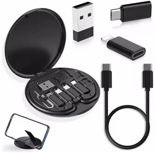 Adaptateur De Câble Multi Charge Avec Support De Téléphone