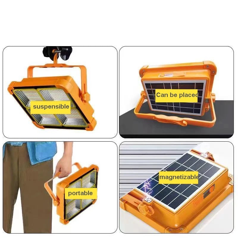 Projecteur solaire portable