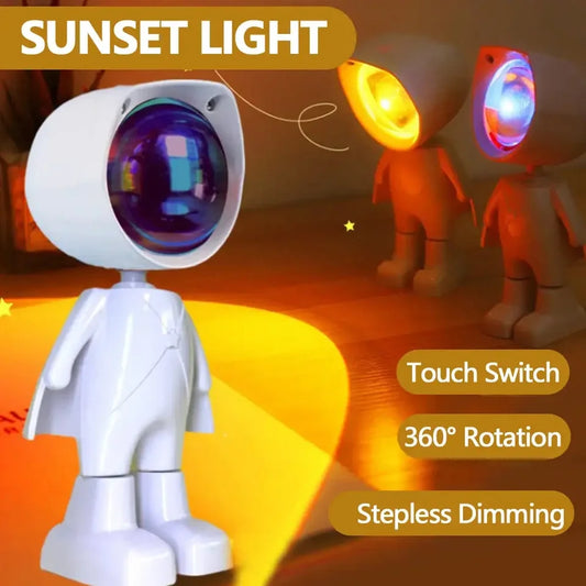 Astronaut Sunset Projection Lamp360°