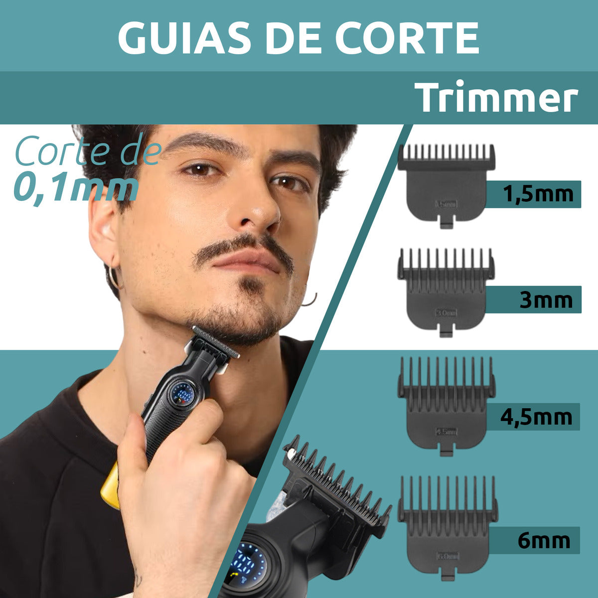 Tondeuse VGR V-996 Professionnel rechargeable sans fil