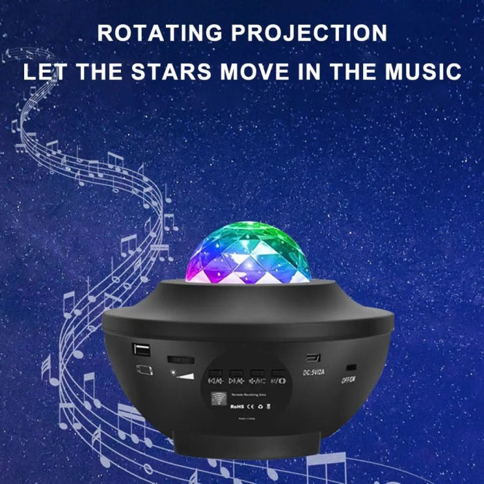 Projecteur  Galaxie Plafond, Avec Minuterie Et Haut-Parleur Bluetooth À Distance