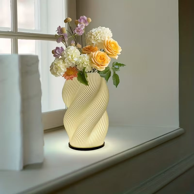 Vase lumineux RGB télécommandé - lampe de table LED créative, alimentation USB