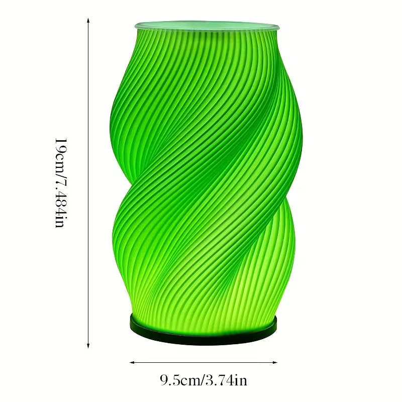Vase lumineux RGB télécommandé - lampe de table LED créative, alimentation USB