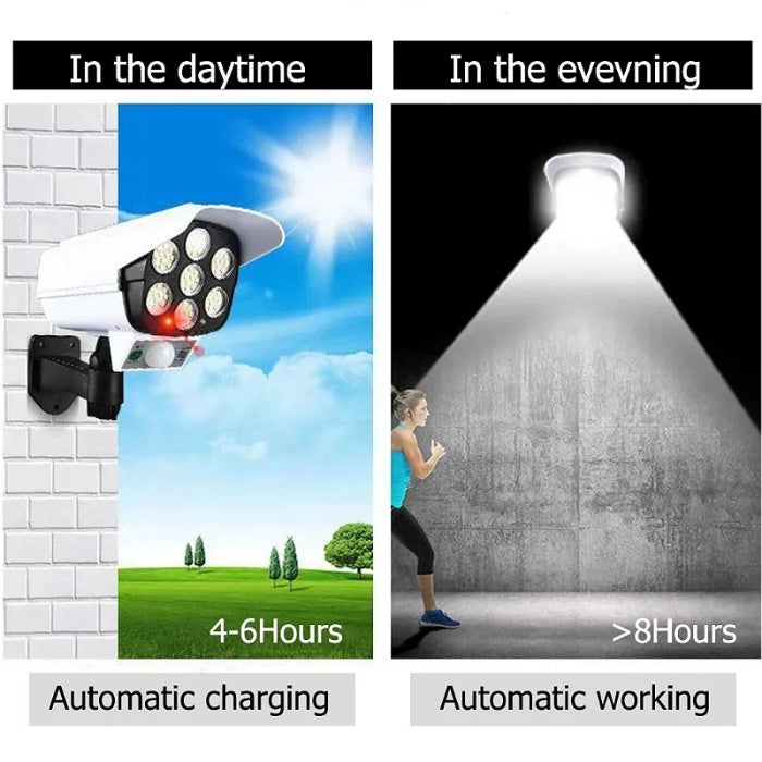 projecteur solaire sous forme de camera