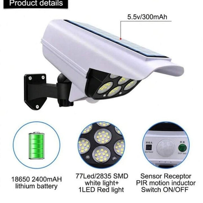 projecteur solaire sous forme de camera