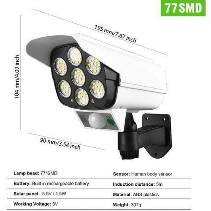 projecteur solaire sous forme de camera