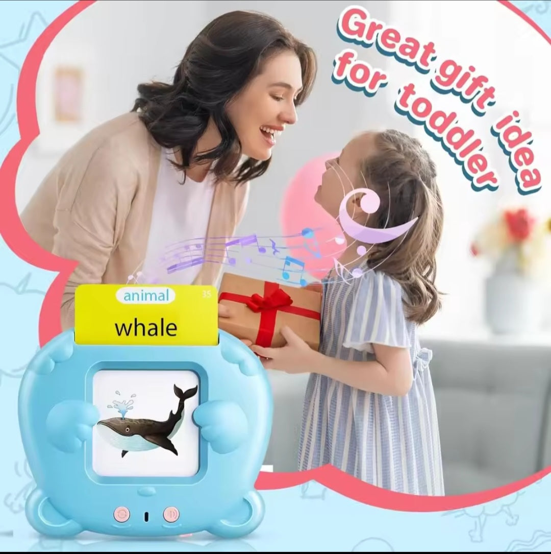 Cartes flash parlantes pour enfants et tout-petits avec 224 mots fréquents,(anglais ,arabe)